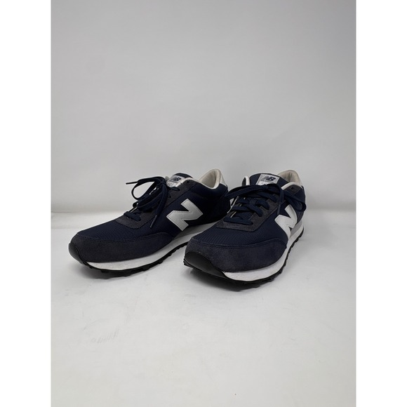New Balance 501 Mens Navy Blue White Suede Mesh Sneakers ML501BKW - Picture 2 of 9